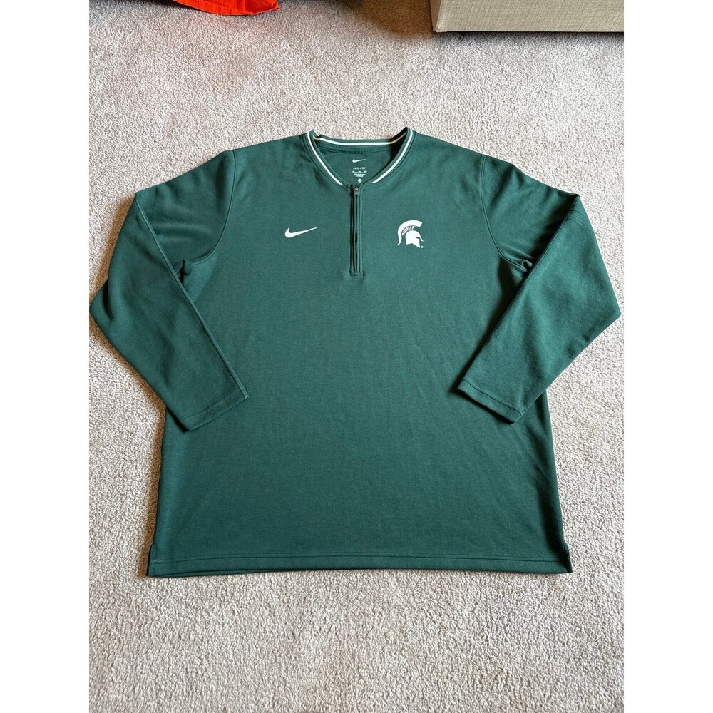 Michigan State Spartans Men’s 1/4 Zip Pullover Size XXL